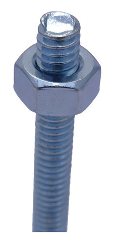 Tuerca Hexagonal Zincada 1/4  -  1000 Unidades 1