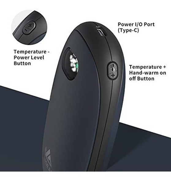 Calentador De Manos Recargable Usb - Calefaccion Doble Cara. 1