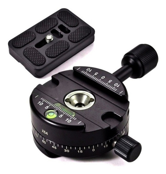 Plate Engate Rapido Quick Release 360 Panorâmica Tripé Monop 0