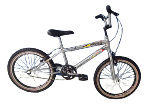 Bicicleta Aro 20 Samy V-brake Freestyle Roquet Cromada 0 Bicicleta Aro 20 Samy V-brake Freestyle Roquet Cromada 0