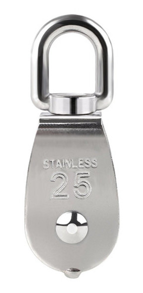 Roldana Motón Náutico 1 Rueda Diám 25mm C Giratorio Velero 1