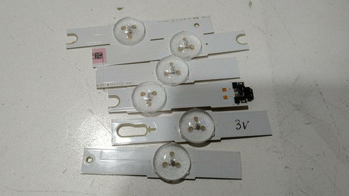 Lote X 6 Leds Samsung Un55ku6000g Un55mu6300 3 Volt 0