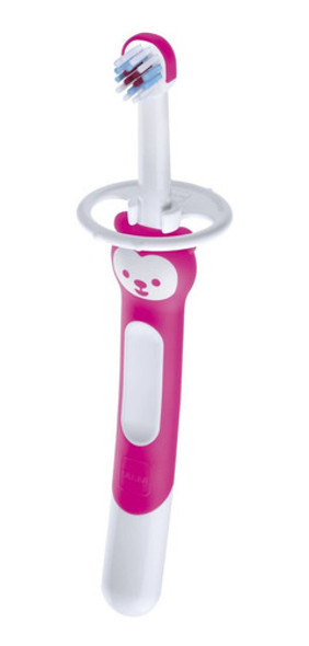 Escova Dental Training Brush Rosa Mam 5m+ C/ Trava Proteção 0