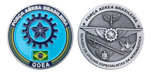 Coin Qoea Quadro De Oficiais Especialistas Aer Fab Medalha 0