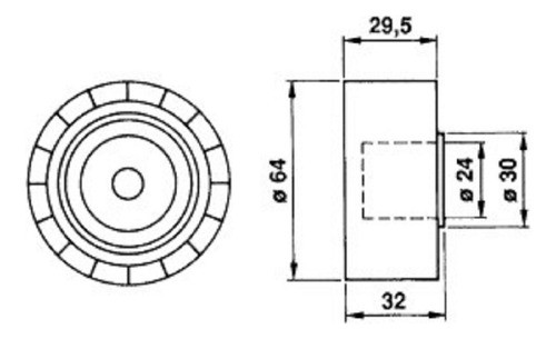 Tensor Distribucion Para Chevrolet Aveo 1.6 Fijo 1