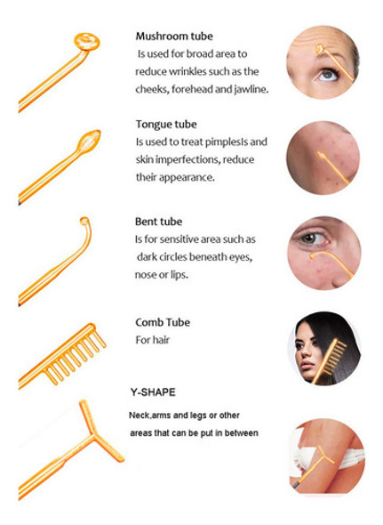 Facial De Alta Frequência Bi-voltagem Com 5 Eletrodos 1