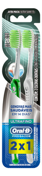 Cepillo Dental Pro Salud Ultrafino Suave Oral-b 2 Un. 0 Cepillo Dental Pro Salud Ultrafino Suave Oral-b 2 Un. 0