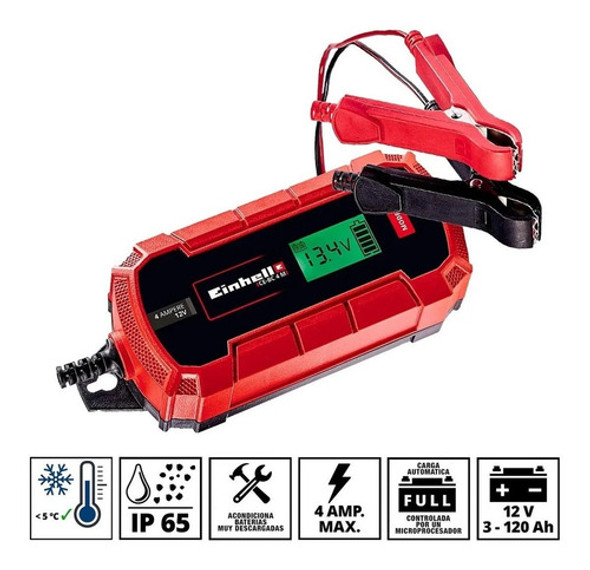 Cargador De Bateria 12v 3 A Einhell Automatico Ce-bc 10m 1