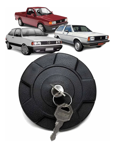 Fuel Cap with Key – VW Gol, Saveiro, Voyage, Parati (1980–1989) / Kombi (1981–1989)