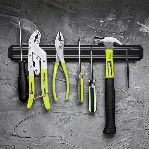 Barra Iman Magnética Imantada Cuchillos Tijeras 38cm 1