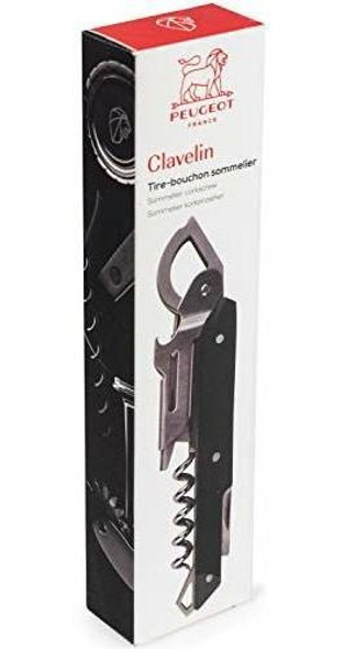 Sacacorchos Peugeot Clavelin Negro 14cm-5.5in Sommelier, 5.5 0 Sacacorchos Peugeot Clavelin Negro 14cm-5.5in Sommelier, 5.5 0