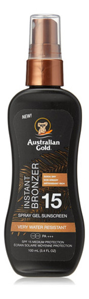 Australian Gold Spf15 Spray Gel Bronzer + Labial 0