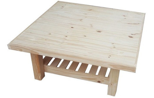 Mesa De Pino Ratona Campo Rustica 1.00 X 1.00 Mts 0