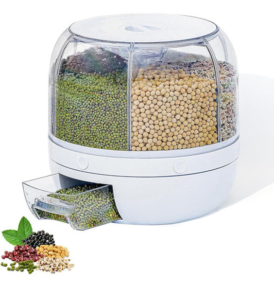 Dispensador De Granos Extfans, Contenedor De Almacenamiento 0