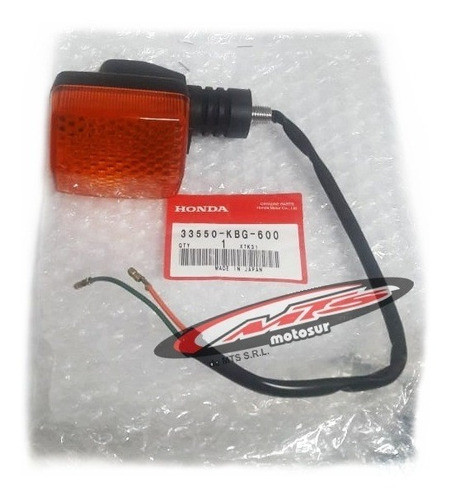 Faro Giro Corto Izq Stanley Original Honda Cb 250 Moto Sur 0