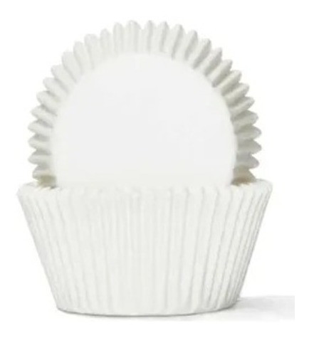 Forminha De Papel Cupcake Branco Nº0 Forneável 90 Unid Plac 1