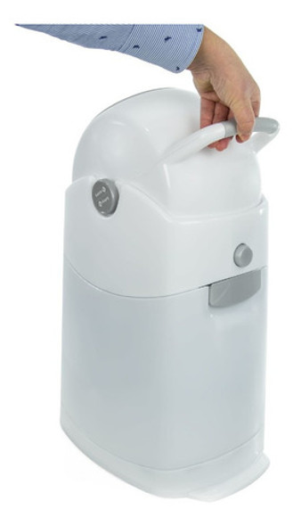 Lixeira Para Fraldas Bebê Antiodor Smell Free Branco Safety 1