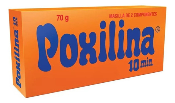 Poxilina Masilla 70gr Fraguado Lento Dos Componentes 0