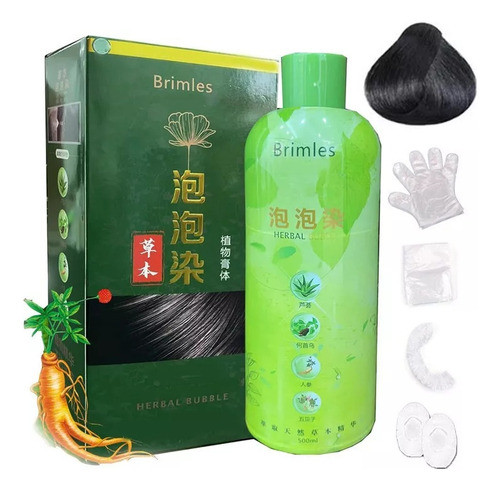 Shampoo De Tintura De Cabelo Herbal Bubble Grey - 500ml 0