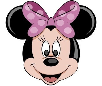 Cara De Minnie Bebe - Mickey Mouse - Lámina 45x30 Cm. 0