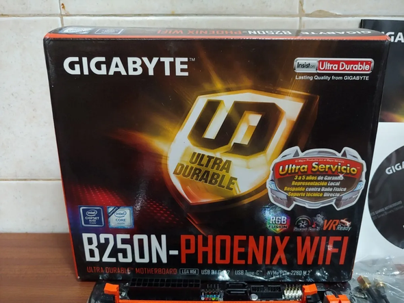 Gigabyte B250N Phoenix WiFi Mini ITX Motherboard – Intel 1151 Socket (6th & 7th Gen)