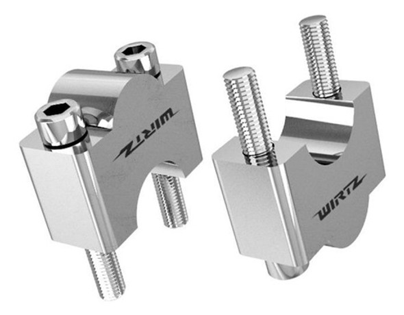 Elevador Manubrio 22mm Clamp Universal + 35mm Metal Wirtz 0