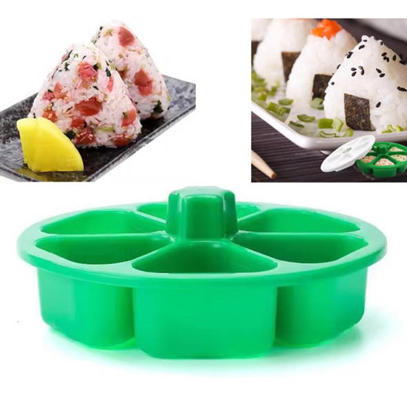 6 Furos, Formas Triangulares, Molde De Sushi, Arroz, Onigiri 0
