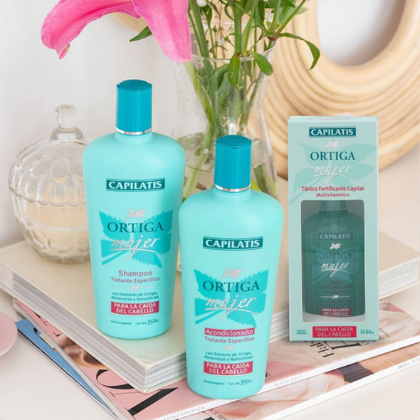 Set Capilatis Ortiga Mujer Shampoo + Acondicionador + Tónico 1 Set Capilatis Ortiga Mujer Shampoo + Acondicionador + Tónico 1