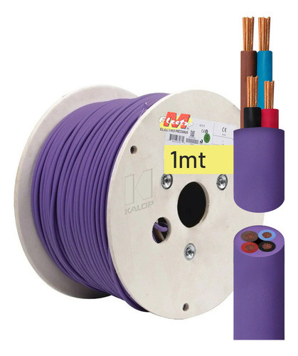 Cable Subterraneo Kalop 4x6 Mm 4 X 6mm Iram Electro Medina 0