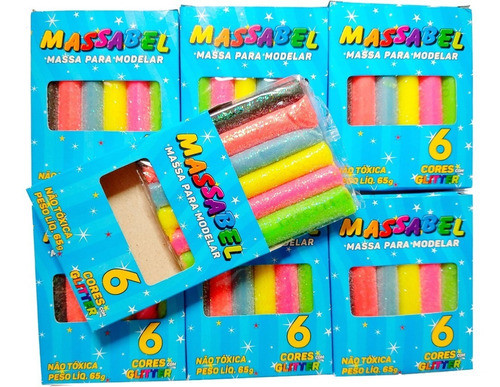 50 Geleca Slime +20 Massinha De Modelar C/ Glitter P/ Brinde 1