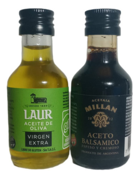 Combo 5 Mini Aceto Millan + 5mini Aceite De Oliva Laur X30ml 0