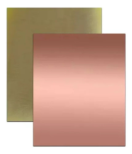 Placa Fenolico Plaqueta 5x5cm Simple Faz Cobre Pertinax 1