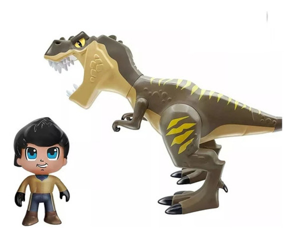 Pinypon Action Dinosaurio T - Rex + Figura Original Recoleta 0