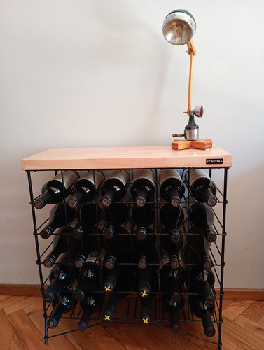 Cavita Tunuyan Bodega Cava Vinoteca Hierro Madera 30 Bot 0