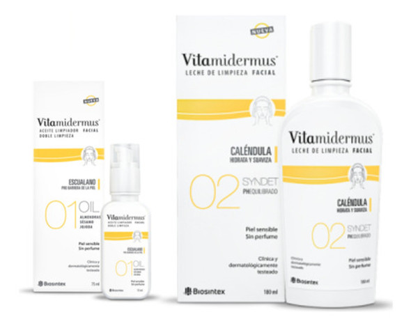 Vitamidermus Kit Limpieza Facial Aceite Y Leche 0 Vitamidermus Kit Limpieza Facial Aceite Y Leche 0