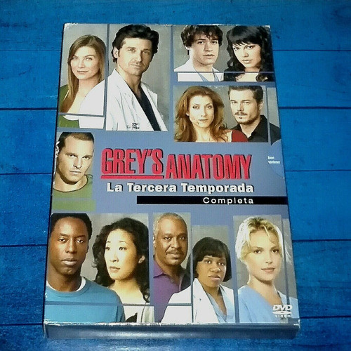 Grey´s Anatomy Tercera Temporada Dvdx7 Arg Maceo-disqueria 0