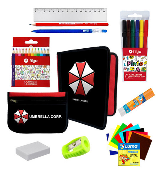 Oferton Carpeta + Cartu + Utiles Umbrela Resident Evil  #469 0 Oferton Carpeta + Cartu + Utiles Umbrela Resident Evil  #469 0