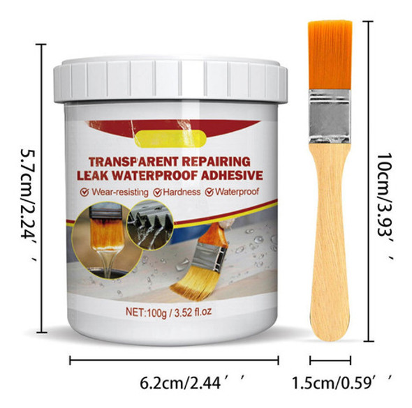 Selante Impermeável Isolante Para Reparação De Telhados 100g 1