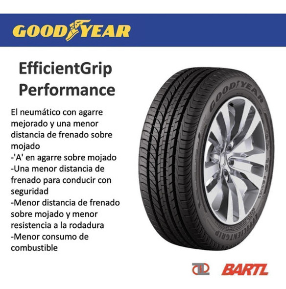 Cubierta Goodyear 215/50/17 Efficientgrip Performance  X4 Co 1
