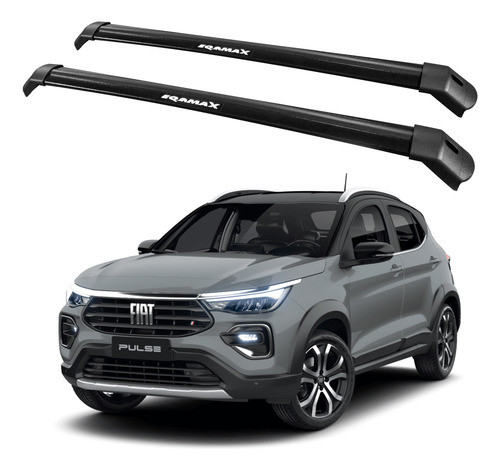 Barras De Techo Rurales Eqmax Delta Fiat Pulse 2021+ Negro 0