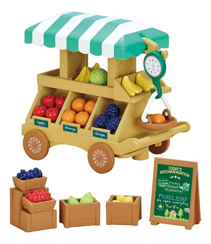 Sylvanian Families - Carrito De Frutas -  5265 - 1