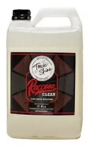 Limpiador Toxic Shine  Raccoon Clean Apc X Galon 0