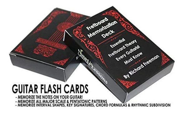 Cubierta Memorización Del Diapasón | 54 Tarjetas Flash De Gu 1 Cubierta Memorización Del Diapasón | 54 Tarjetas Flash De Gu 1