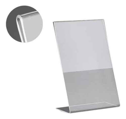 Soporte Acrílico Para Letreros 6 Unidades, 10×15 0