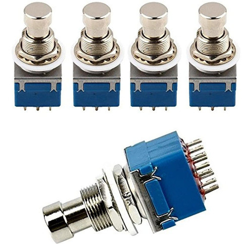 Etopars 5 X 3pdt 9 Pines Box Stomp Guitar Effect Pedal Foot 0