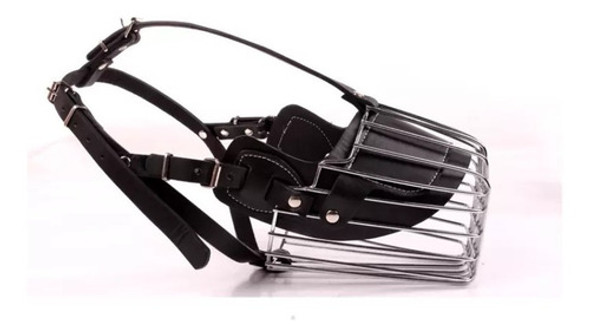 Bozal Metálico Canasta Reforzado Para Perro Grande Xxl 1