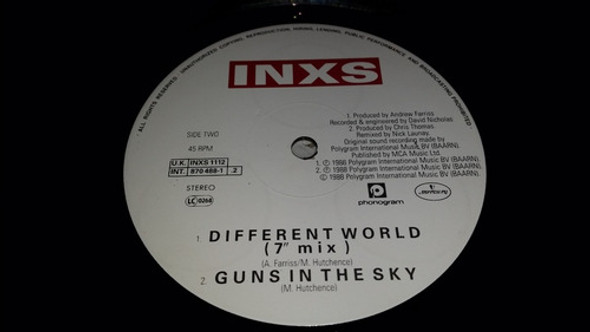 Inxs Never Tear Us Apart Vinilo Maxi Uk Con Clics Leer Bien 1