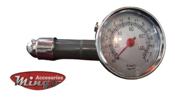 Medidor De Presión De Neumático (carcasa Metálica) 0 Medidor De Presión De Neumático (carcasa Metálica) 0