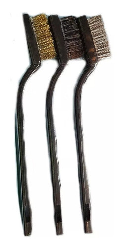 Juego Cepillos Acero Mango Plástico Ruhlmann Ru3000 Lacueva 0