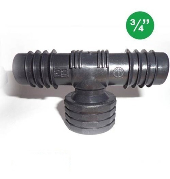 Conexiones Polietileno Riego Tee Rosca Hembra ¾ * 1